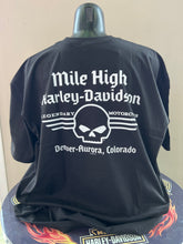Load image into Gallery viewer, MENS HOG RIDE S/S BLK TEE