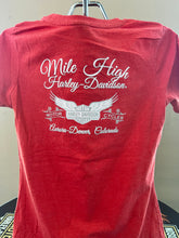 Load image into Gallery viewer, WOMENS SUPERSTAR S/S RED TEE