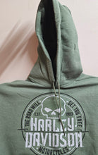 Load image into Gallery viewer, Men's Risk Pullover Military Green Hoodie (Moose & Elk)