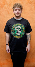 Load image into Gallery viewer, Men's Shamrock Skull St. Patty's Day Short Sleeve Shirt