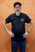 Load image into Gallery viewer, Men's Mile High Custom Down River Short Sleeve Black Shirt