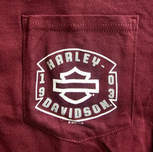 Load image into Gallery viewer, Men's Captain Short Sleeve Maroon Pocket Shirt