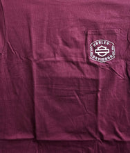 Load image into Gallery viewer, Men's Captain Short Sleeve Maroon Pocket Shirt