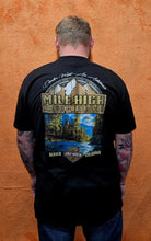 Load image into Gallery viewer, Men's HD Shell Badge Short Sleeve Black Pocket Shirt