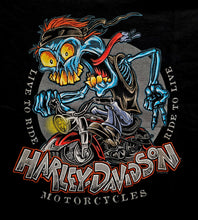 Load image into Gallery viewer, Men's Skull Fun Ride Long Sleeve Black Shirt