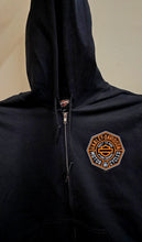 Load image into Gallery viewer, Men's Groundwork Zip-Up Black Polyblend Hoodie
