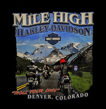 Load image into Gallery viewer, Men's Mile High Custom Sleeveless Black Shirt
