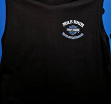 Load image into Gallery viewer, Men's Mile High Custom Sleeveless Black Shirt