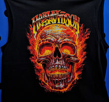 Load image into Gallery viewer, Men's J Blaze Skull Sleeveless Black Shirt