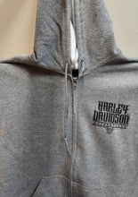Load image into Gallery viewer, Men's HD Loot Zip-Up Grey Polyblend Hoodie