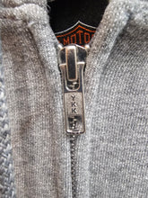 Load image into Gallery viewer, Men's HD Loot Zip-Up Grey Polyblend Hoodie
