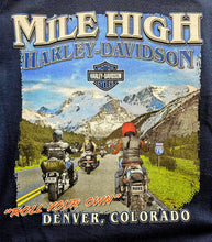 Load image into Gallery viewer, Men's Mile High Custom Navy Blue Tank Top