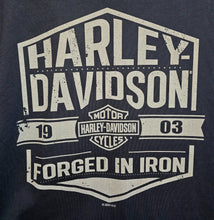 Load image into Gallery viewer, Men's Forged In Iron Sleeveless Navy Blue Shirt (Colorado Map)