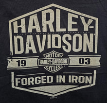 Load image into Gallery viewer, Men's Forged In Iron Sleeveless Navy Blue Shirt (Down River)