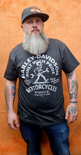 Load image into Gallery viewer, Men's Harley Workshop Charcoal Soft Short Sleeve Shirt