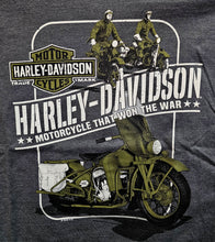 Load image into Gallery viewer, Men's WW2 Motorcycle Short Sleeve Charcoal Grey Polyblend Shirt