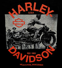 Load image into Gallery viewer, Men's Rowdy Rider Short Sleeve Black Shirt (Made in USA)