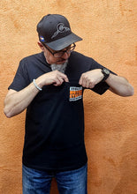 Load image into Gallery viewer, Men's Run Short Sleeve Black Pocket Shirt