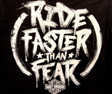 Load image into Gallery viewer, Men's Faster Than Fear Sleeveless Black Shirt