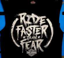 Load image into Gallery viewer, Men's Faster Than Fear Sleeveless Black Shirt