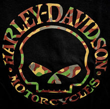 Load image into Gallery viewer, Men's Willie G Camo Black Short Sleeve Shirt