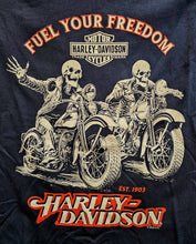 Load image into Gallery viewer, Men's Deranged Sleeveless Navy Blue Shirt