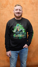 Load image into Gallery viewer, Men's Lucky Shamrock Flame Long Sleeve Shirt