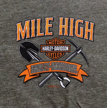 Load image into Gallery viewer, Men's Mile High Custom Gold Miner Short Sleeve Military Green Shirt