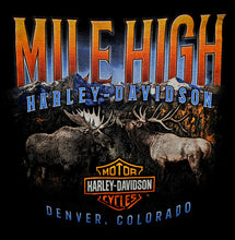 Load image into Gallery viewer, Men's Concept Short Sleeve Black Shirt (Moose & Elk)