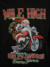 Load image into Gallery viewer, Mile High Women's Christmas Short Sleeve Shirt (Santa Wheelie)