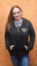 Load image into Gallery viewer, Women's Winged Circle Zip-Up Hoody