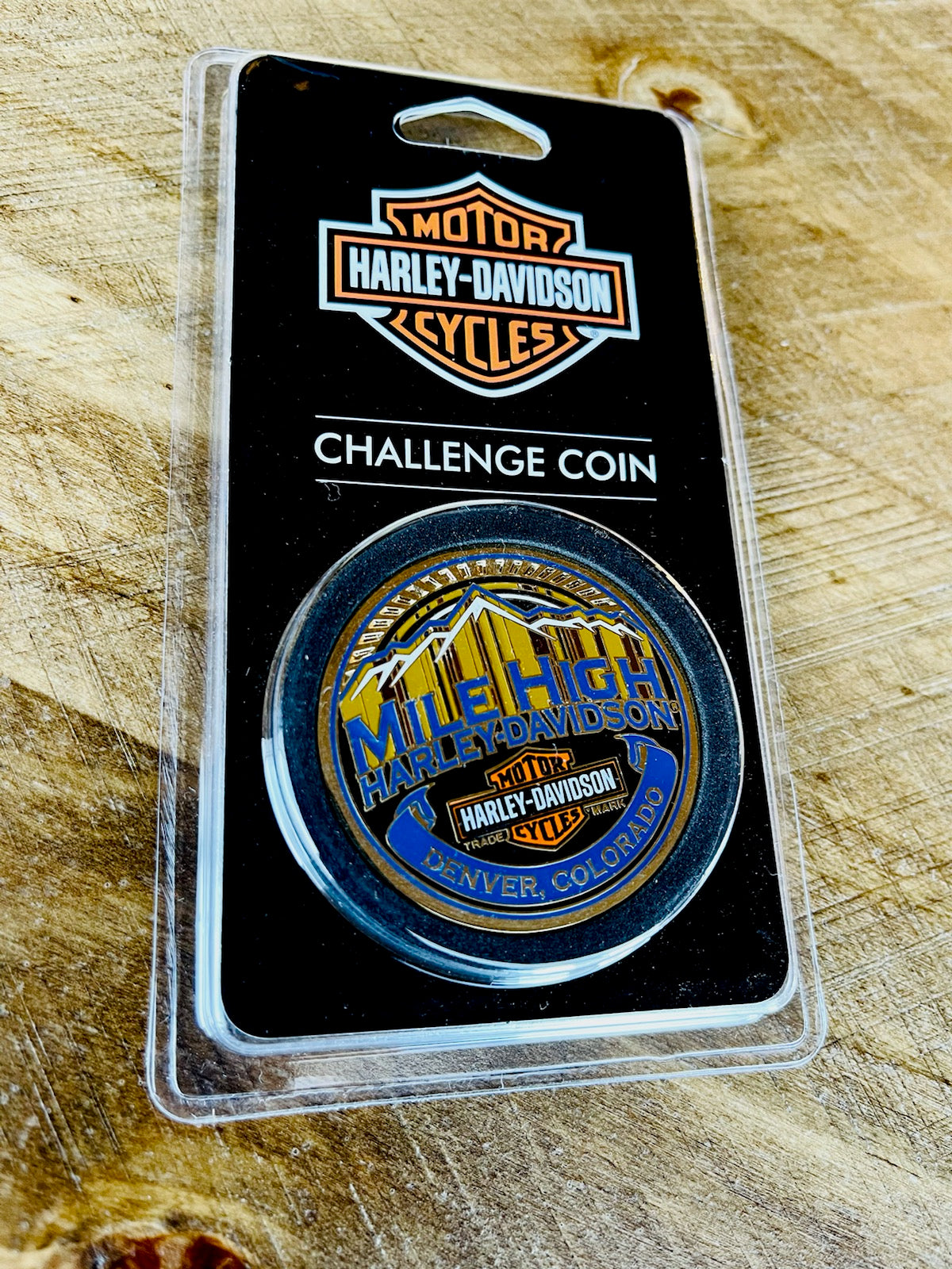 Mile High H D Challenge Coin