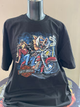 Load image into Gallery viewer, MENS HOG RIDE S/S BLK TEE
