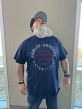 Load image into Gallery viewer, MENS DECAYING S/S NAVY TEE
