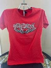 Load image into Gallery viewer, WOMENS SUPERSTAR S/S RED TEE
