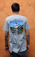 Load image into Gallery viewer, Men&#39;s Mile High Custom Short Sleeve Grey Polyblend Shirt
