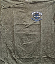 Load image into Gallery viewer, Men&#39;s Mile High Custom Short Sleeve Military Green Polyblend Shirt
