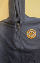 Load image into Gallery viewer, Men&#39;s HD Coil Zip-Up Navy Blue Polyblend Hoodie
