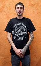 Load image into Gallery viewer, Men&#39;s Genuine Badge Short Sleeve Black Shirt

