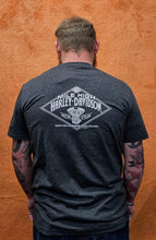 Load image into Gallery viewer, Men&#39;s Iconic Iron Short Sleeve Charcoal Grey Polyblend Shirt
