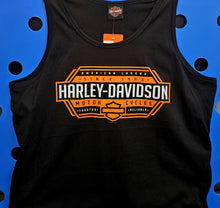 Load image into Gallery viewer, Men&#39;s HD Attend Black Tank Top (Down River)
