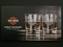 Load image into Gallery viewer, Harley-Davidson® Crystal Glass Rocks Set HDL-18817
