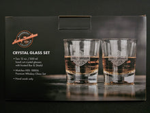 Load image into Gallery viewer, Harley-Davidson® Crystal Glass Rocks Set HDL-18817
