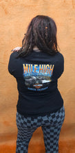 Load image into Gallery viewer, Women&#39;s Orange Short Sleeve Bar &amp; Shield Shirt
