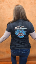 Load image into Gallery viewer, Women&#39;s Sparkle Wing Short Sleeve V Neck Shirt

