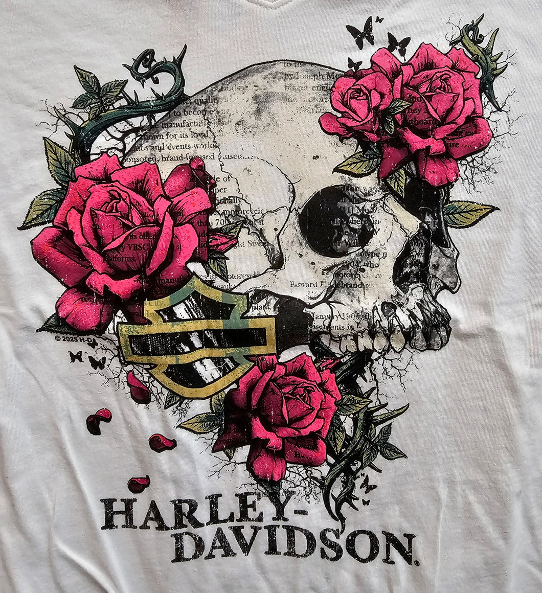 Women's Story Of The Soul Short Sleeve V Neck White Shirt