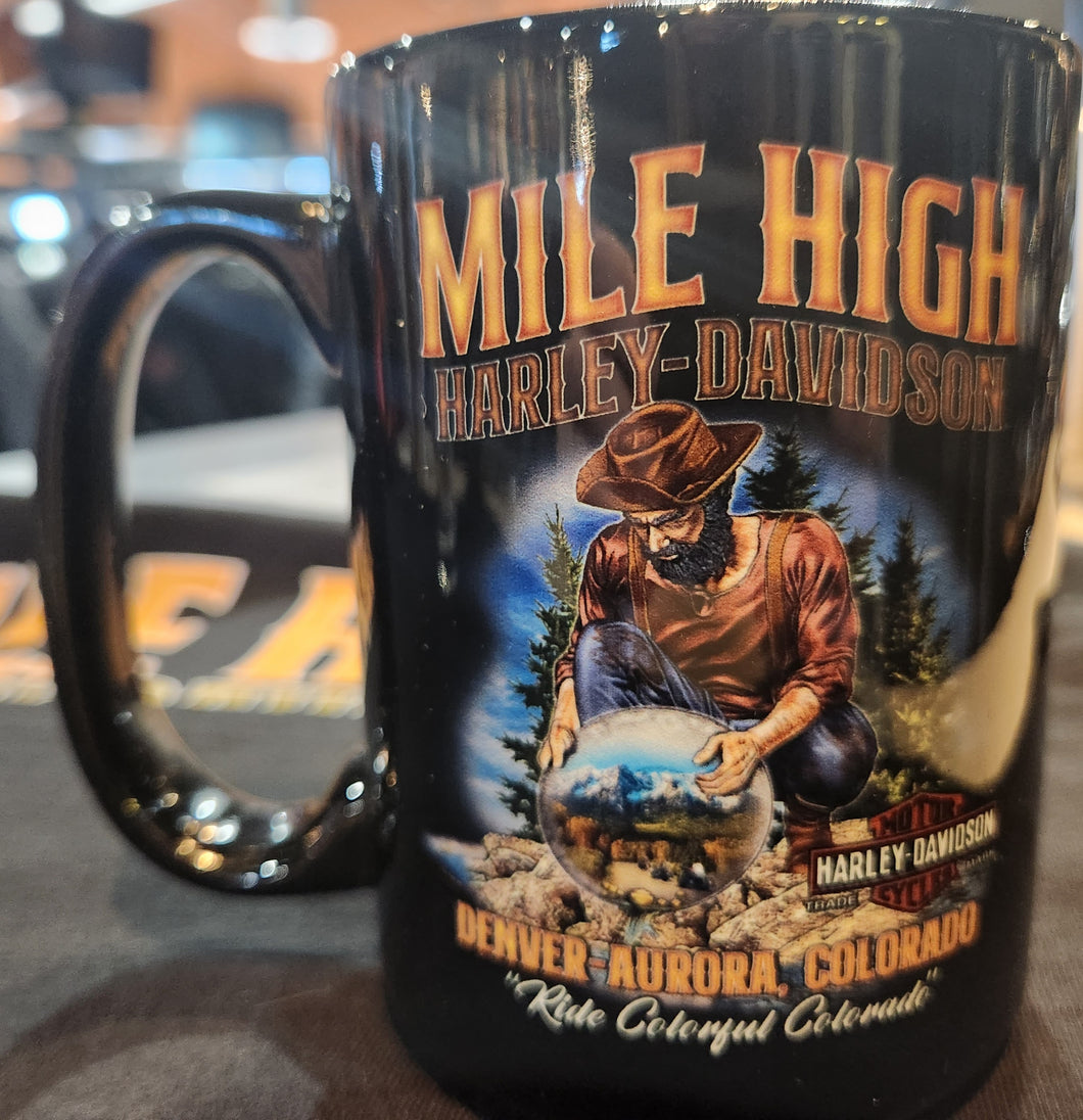 Mile High Harley-Davidson Gold Miner Mug