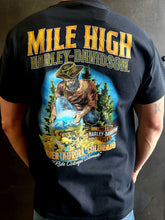 Load image into Gallery viewer, &quot;Gold Miner Pocket&quot; Black Mile High Harley-Davidson T-Shirt
